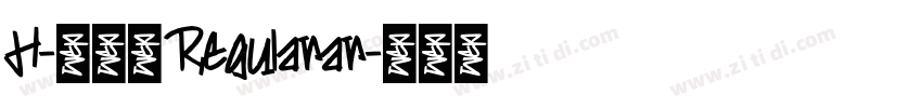H-新雅兰 Regularar字体转换
